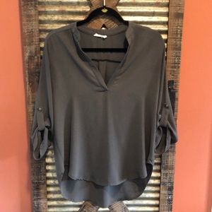 Lush Blouse Deep V